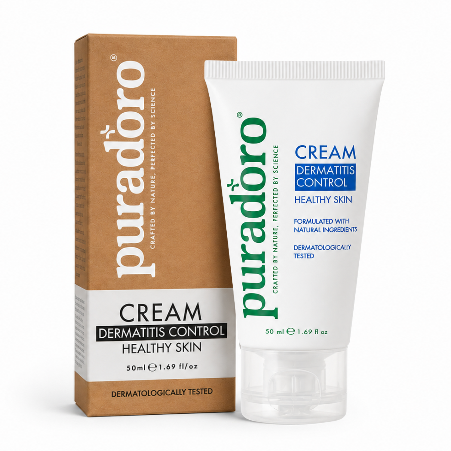 dermatitis cream puradoro Crema Dermatitis & Piel Sana – Alivia picor, enrojecimiento y descamación 50ml - Imagen 1